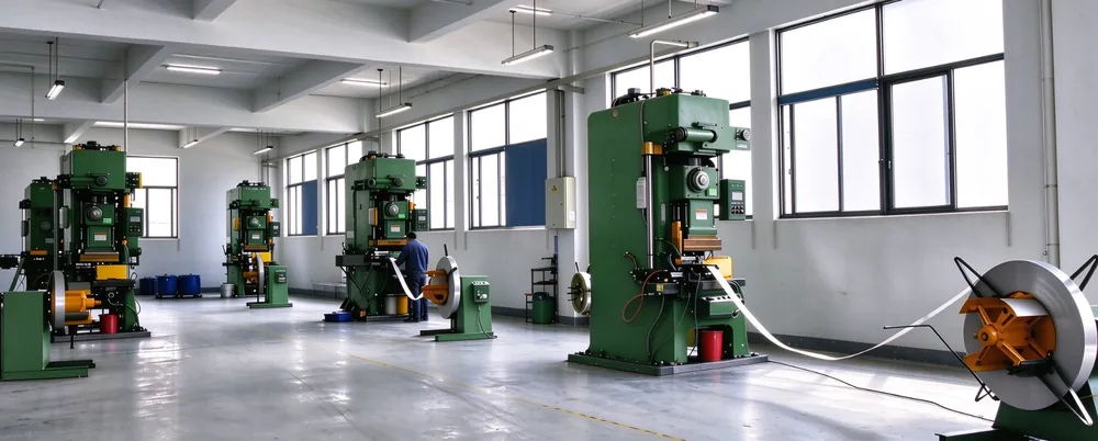 Hydraulic deep drawing presses at Aunov Tech workshop