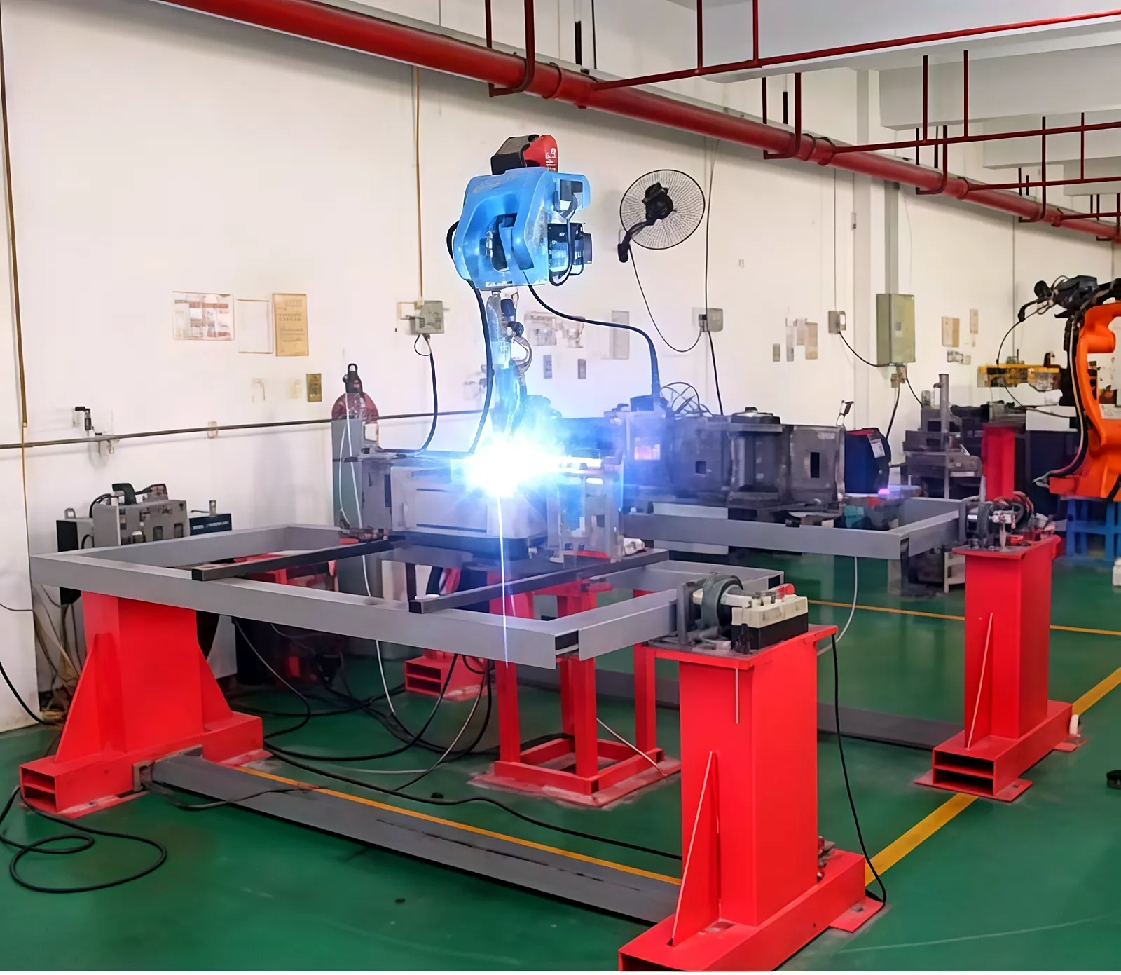 Laserschweißzelle