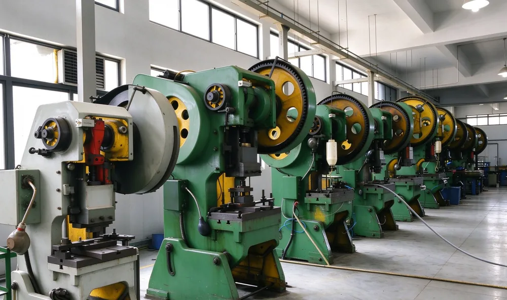 Hydraulic press shop for formed components