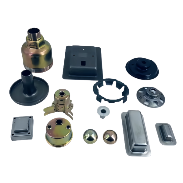 Assorted Deep Drawn Covers and Housings Zinc Plated