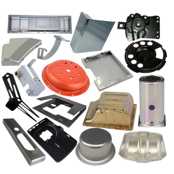Assorted Stamped Brackets Covers and Trays