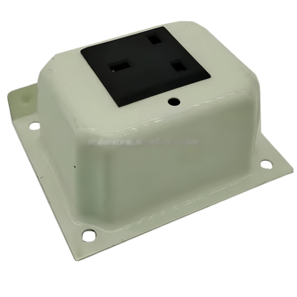 Deep Drawn Steel Junction Box Enclosure with Socket Panel