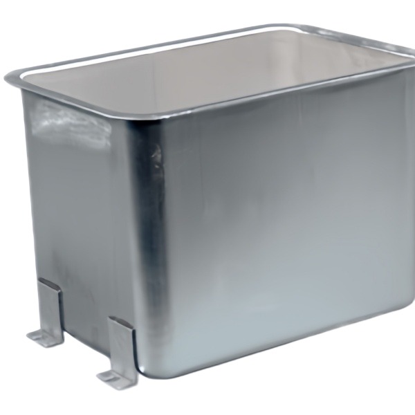 Stainless Steel Deep Drawn Tank with Mounting Feet