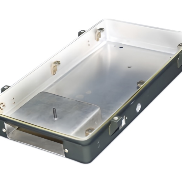 Steel Deep Drawn Battery Tray with Mounting Rails