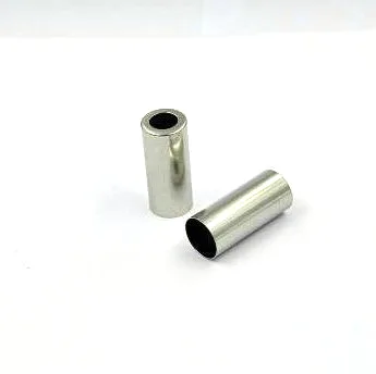 Stainless Small Sleeve Pair, One Closed End
