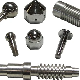 CNC Turned Domes, Knurled Rollers and Pins