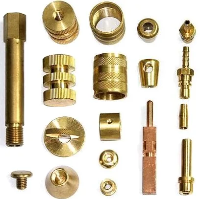 Brass CNC Turned Tubes, Nuts and Inserts Assortment