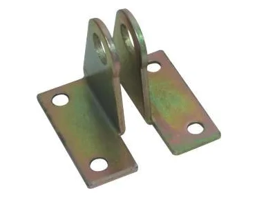 Zinc-Plated Mounting Bracket with Two Upright Ears