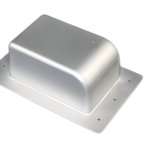 Aluminum Deep Drawn Dome Cover with Flange Base