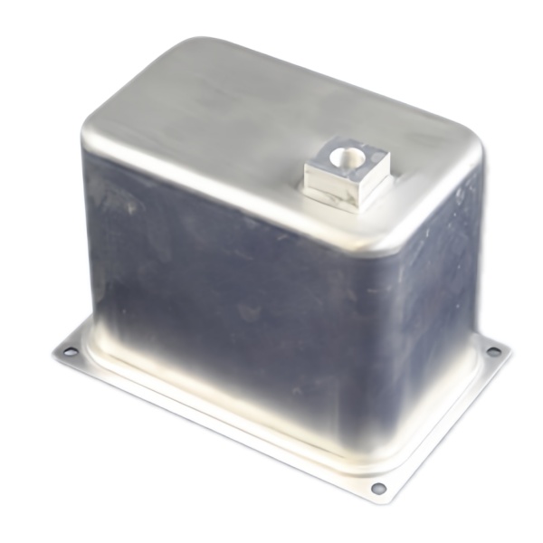 Aluminum Deep Drawn Enclosure with Threaded Boss