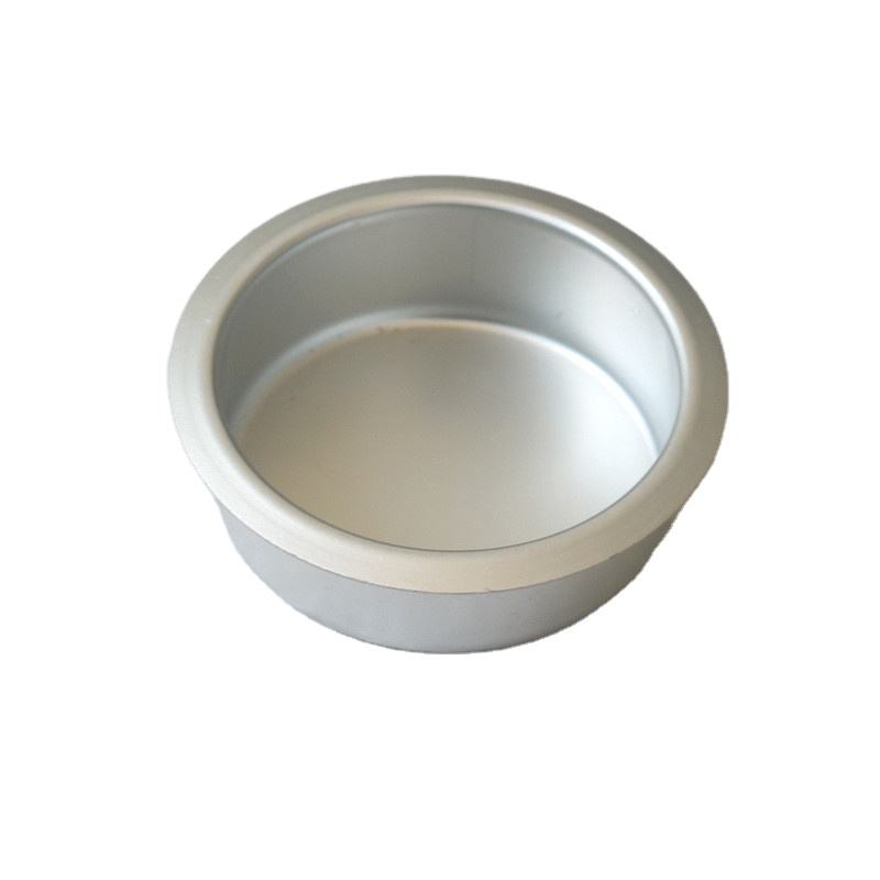 Aluminum Deep Drawn Round Cup with Rolled Rim