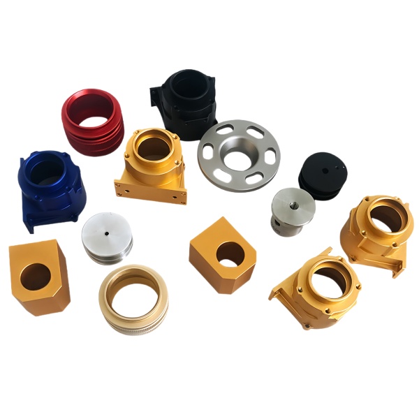 Assorted Anodized Aluminum and Brass Machined Fittings
