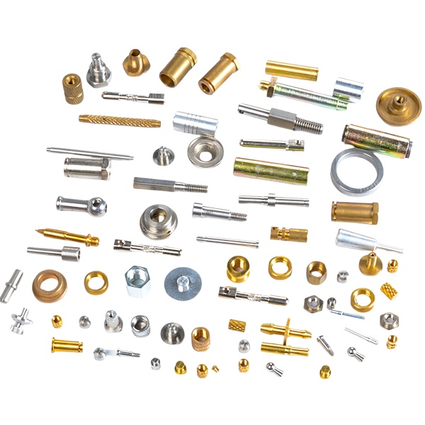 Assorted Brass and Steel CNC Turned Small Parts