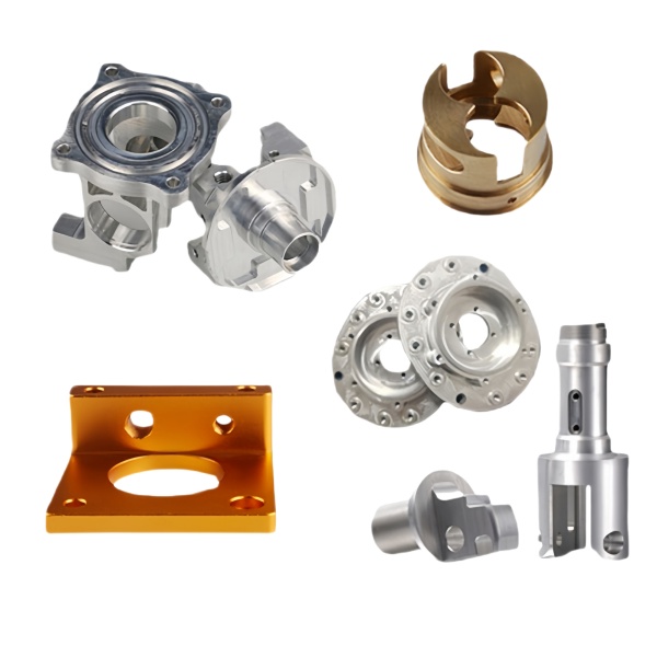 Assorted CNC Machined Housings Gears and Brackets