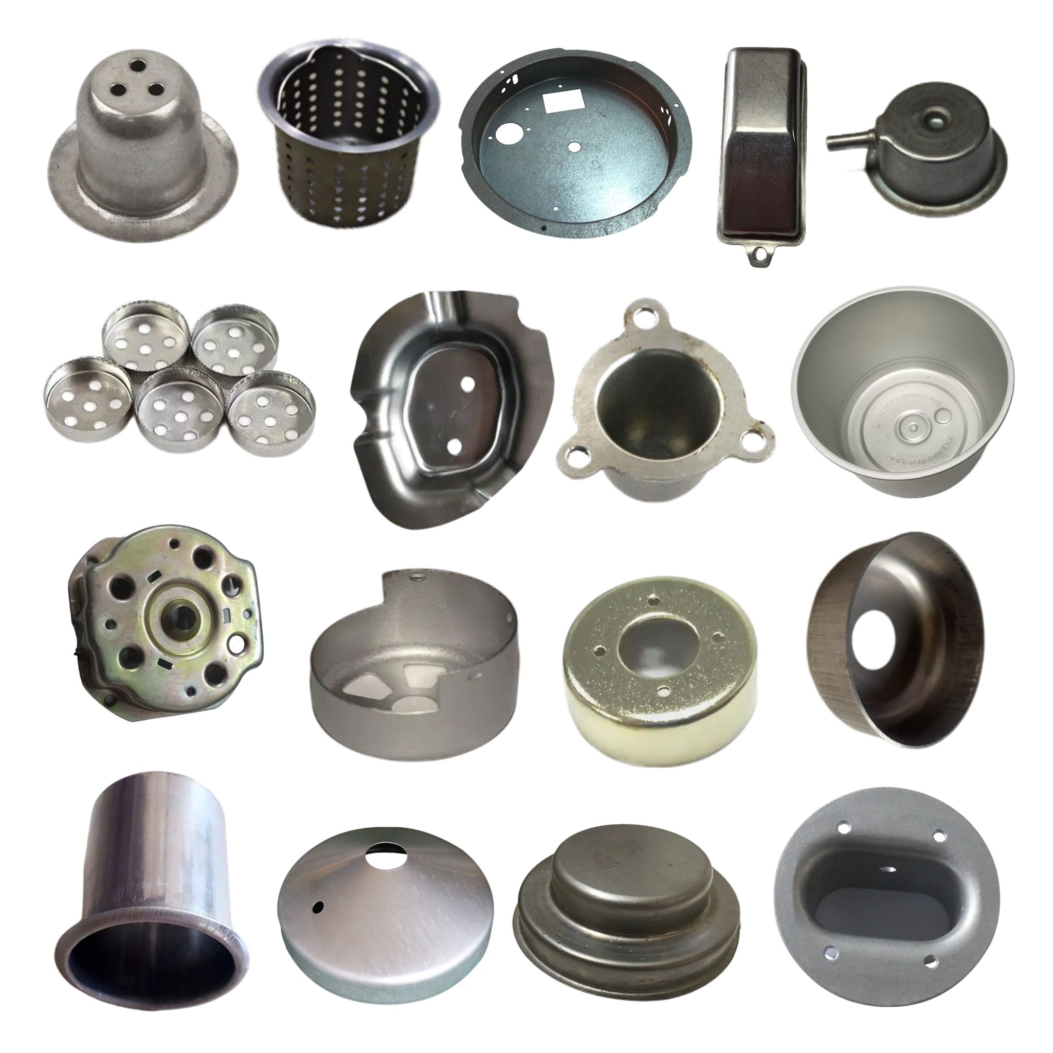 Assorted Deep Drawn Cups and Vented Covers