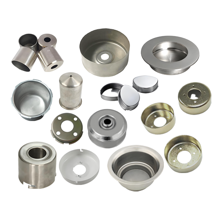 Assorted Deep Drawn Cups Caps and Flange Bodies