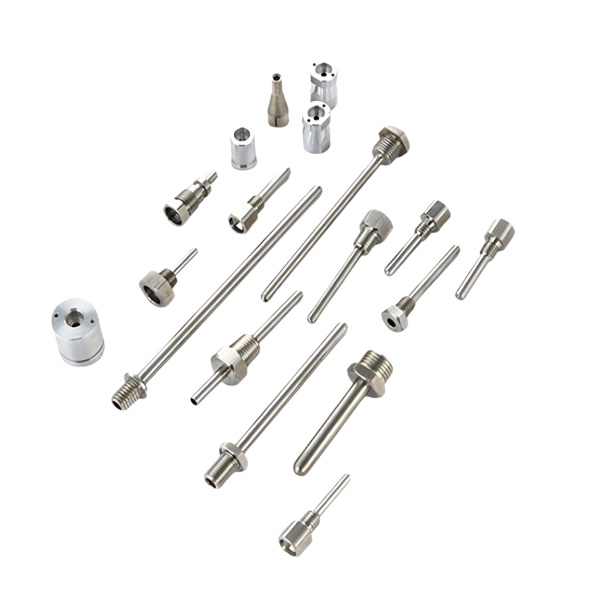 Assorted Small Sensor Probe Fittings and Wells