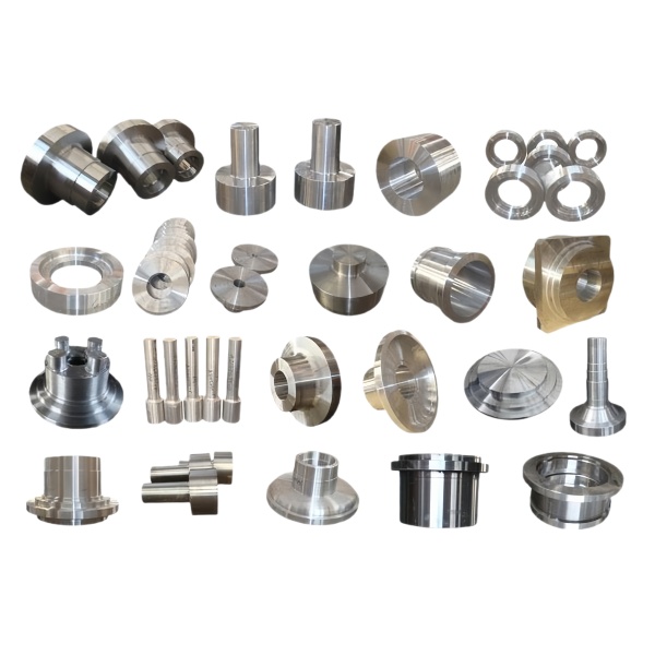 Assorted Stainless Steel CNC Machined Fittings and Gears
