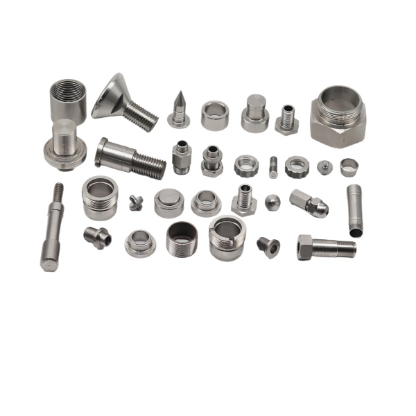 Assorted Stainless Steel CNC Turned Fittings and Cones