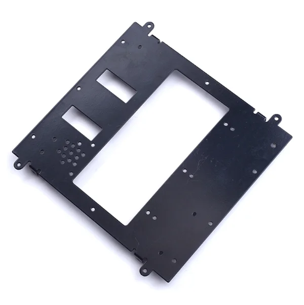 Black Powder Coated Stamped Sheet Metal Panel Frame