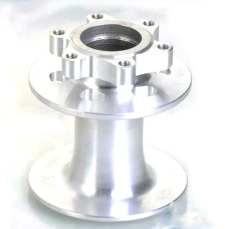 Aluminum Flanged Bobbin Hub with Bolt Holes