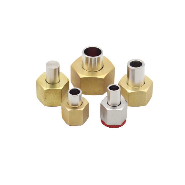 Brass CNC Machined Hex Hose Fittings with Stems