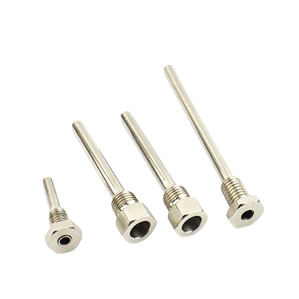 Brass Thermowell Probes with Flanged Bases