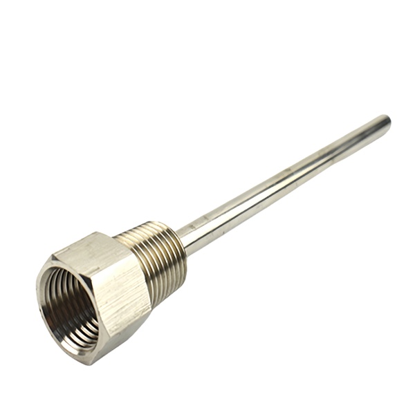 Brass Thermowell with Long Stem Hex Fitting
