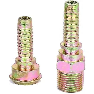 Zinc-Plated Multi-Barb Hose Nozzles, Two-Piece