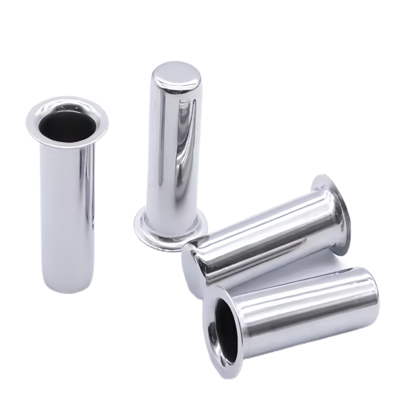 Chrome Plated Deep Drawn Flanged Sleeve Tubes