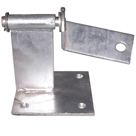 Aluminum Stamped Hinge Bracket with Base Plate