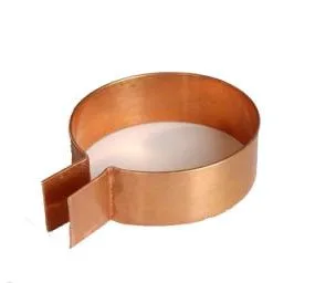 Copper C-Ring Clamp with Flat Tab