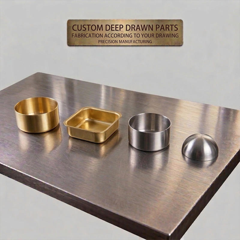 Custom Brass Deep Drawn Cups Box and Dome Shells
