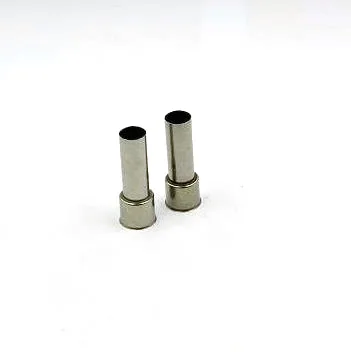 Brass Stepped Closed-End Tubes, Pair