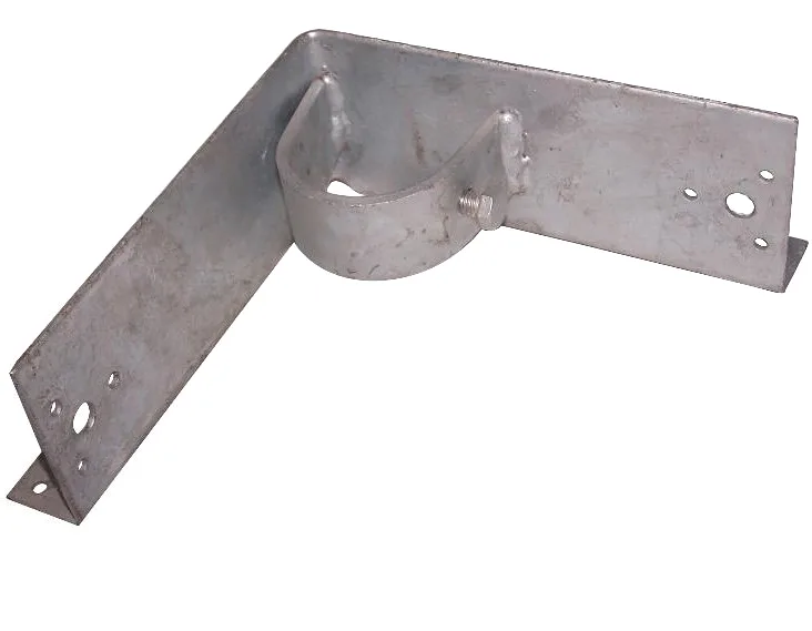 Galvanized Stamped Saddle Angle Bracket