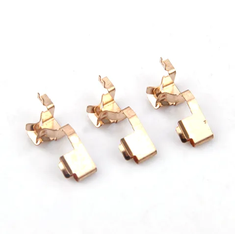 Brass Stamped Terminal Clip Contacts
