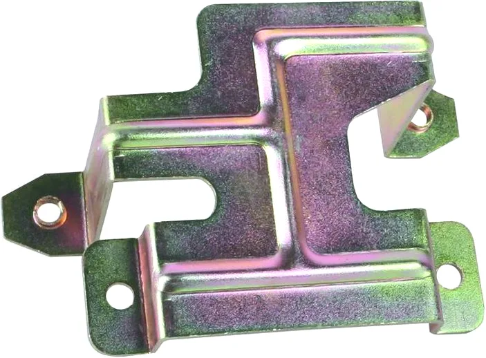 Zinc-Plated Stamped Multi-Bend Bracket Plate