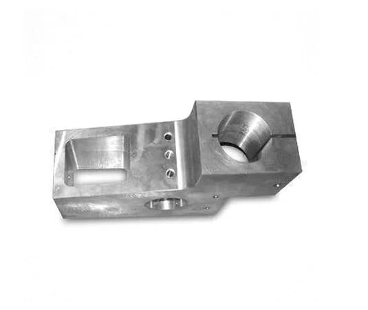 Aluminum Milled Block with Angled Counterbore