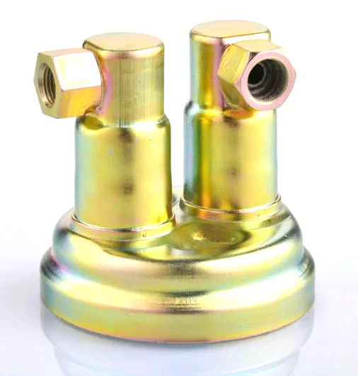 Brass Spun Base Twin-Tube Manifold Fitting