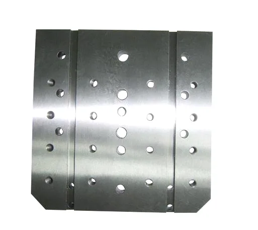 Steel Mold Plate with Drilled Hole Pattern
