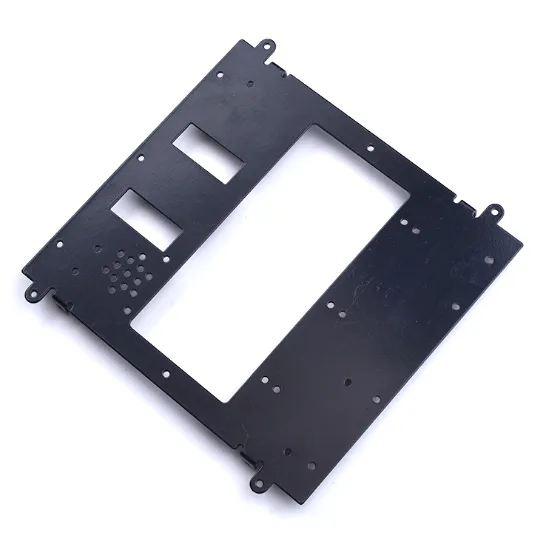 Black Powder-Coated Electronic Frame Cover