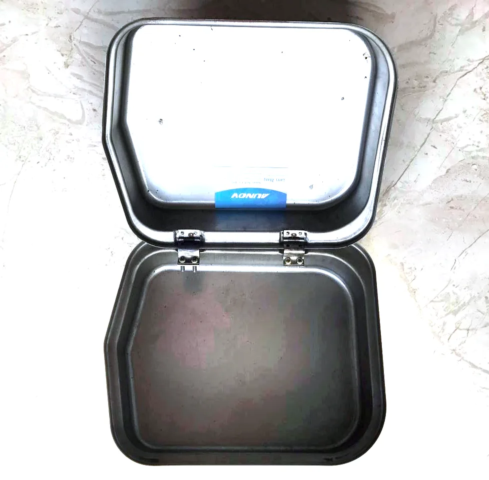 Deep Drawn Enclosure Box with Hinged Lid