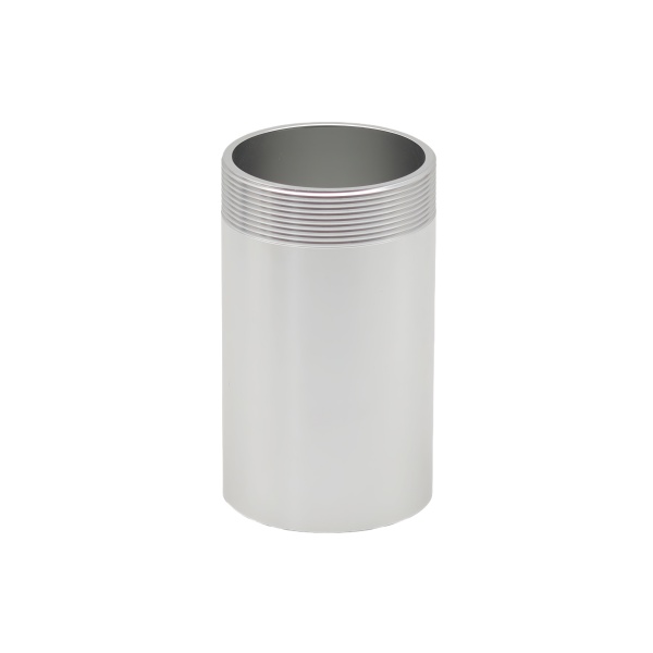 Large Aluminum CNC Machined Threaded Cylinder Sleeve