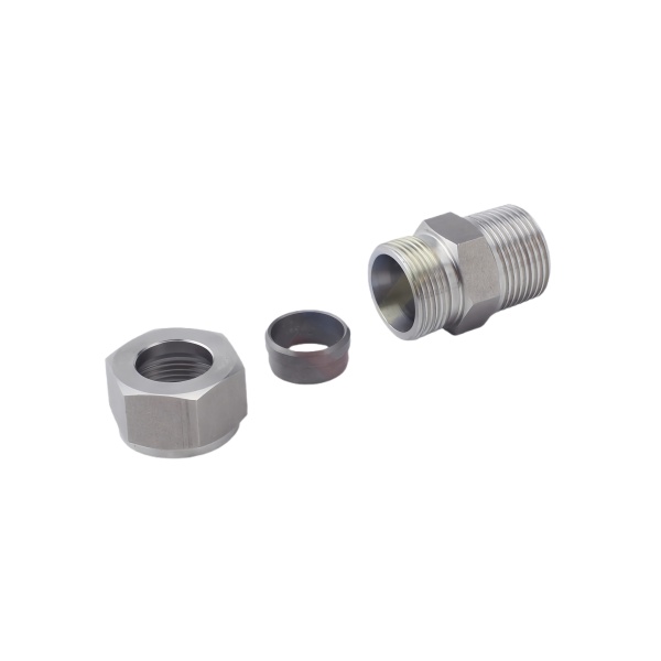 Stainless Steel CNC Machined Compression Fitting Set