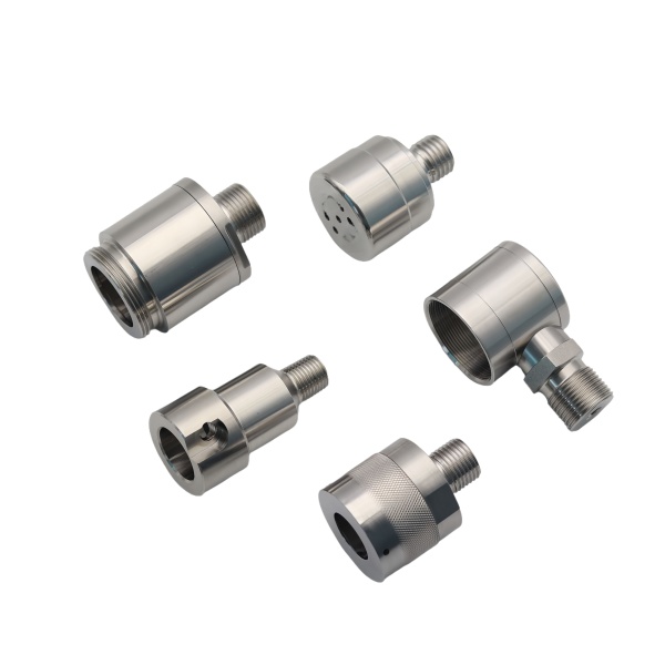 Stainless Steel CNC Machined Cylinder Bodies with Ports
