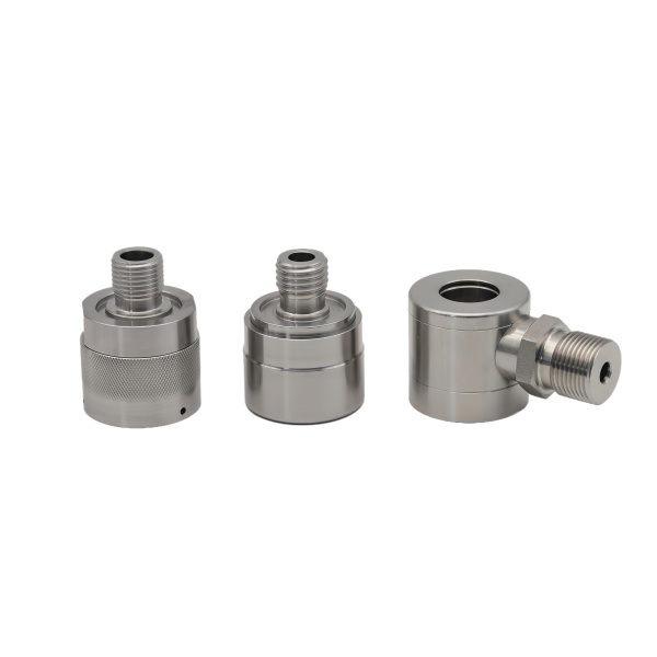 Stainless Steel CNC Machined Cylinders with Threaded Ports