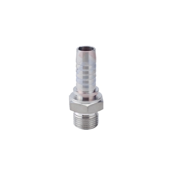 Stainless Steel CNC Machined Hose Barb Thread Adapter