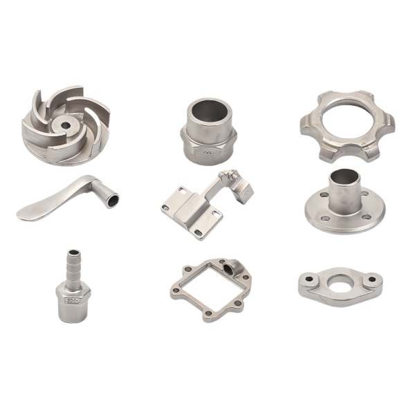 Stainless Steel CNC Machined Impeller Gear and Flanges