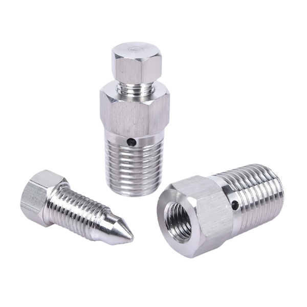 Stainless Steel CNC Machined Orifice Nozzle Plugs
