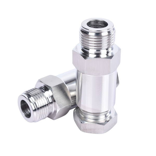 Stainless Steel CNC Machined Tapered Threaded Fittings